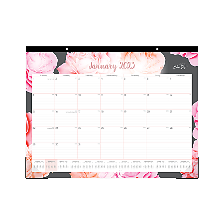 Blue Sky™ Monthly Desk Pad, 22” x 17”, Joselyn, January To December 2023, 102714