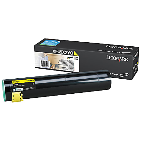 Lexmark™ X945X2YG Yellow Toner Cartridge