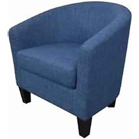 Ave six ethan tub 2025 chair in blue denim fabric