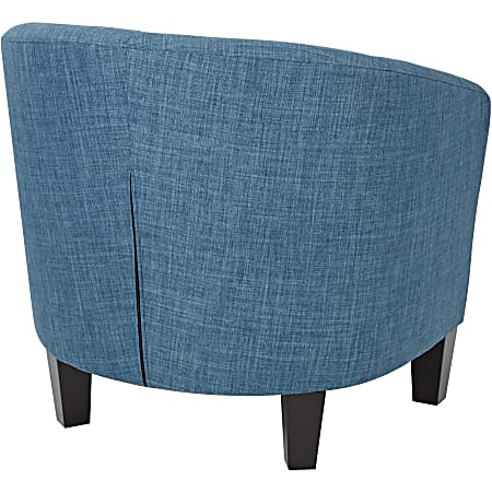 Ave six ethan tub 2025 chair in blue denim fabric