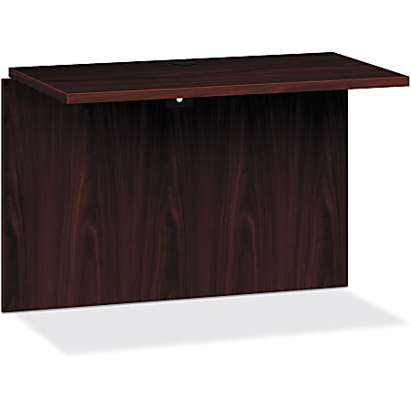 HON 10500 Series Bridge - 42" x 24"29.5" - Square Edge - Finish: Laminate, Mahogany - Scratch Resistant, Stain Resistant - For Office