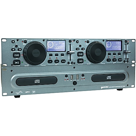 gemini CDX 2250I DJ CD Media Player with USB CD R CD DA MP3
