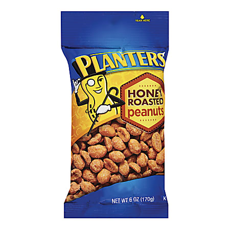 PLANTERS® Honey Roasted Peanuts, 6 Oz Bag