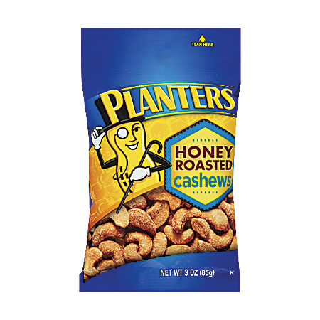 PLANTERS® Honey Roasted Cashews, 3 Oz Bag