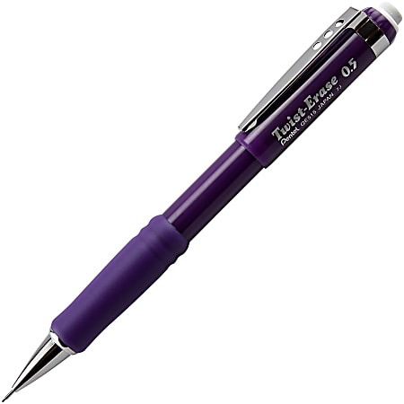 Pentel® Twist-Erase III Mechanical Pencil, #2 Lead, 0.5
