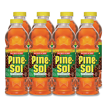 Pine-Sol® Multi-Surface Cleaner Disinfectant Concentrated, Pine Scent, 20 oz Bottle, 8/Carton
