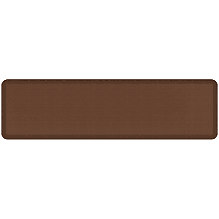 GelPro NewLife Designer Comfort Grasscloth Anti-Fatigue Floor Mat, 20" x 72", Java
