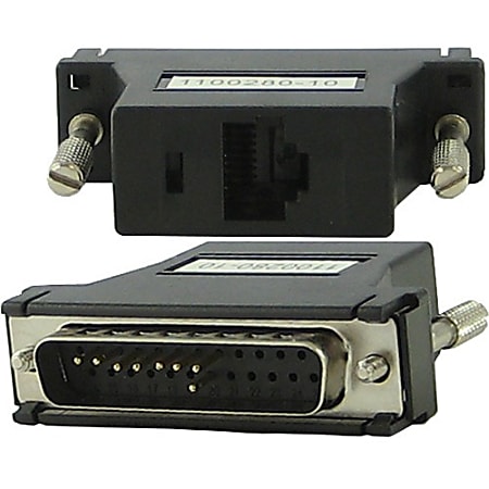 Perle DBA0011C RJ-45 to DB-25 Adapter - 8 Pack - RJ-45 Network Female - 25-pin DB-25 Serial Male