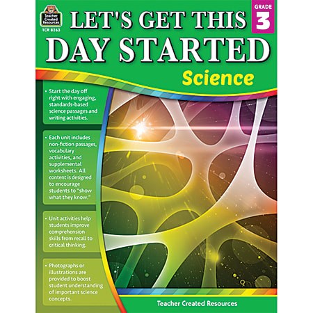 Teacher Created Resources Lets Get This Day Started: Science, Grade 3