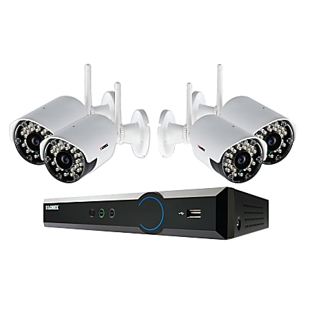 Lorex 4-Channel Surveillance System With 4 Wireless Cameras