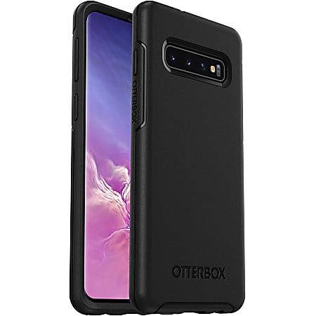 OtterBox Symmetry Series for Galaxy S10 - For Samsung Smartphone - Black - Drop Resistant