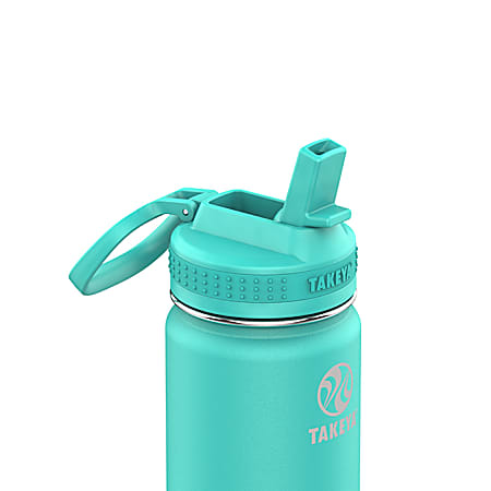 Takeya Actives Reusable Water Bottle With Straw 24 Oz Teal