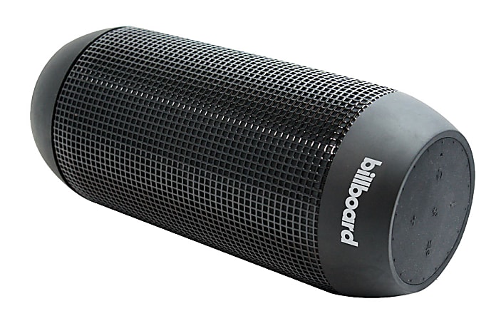 Billboard Bluetooth® Speaker, 5.5"H x 8"W x 3.5"D, Black, BB566