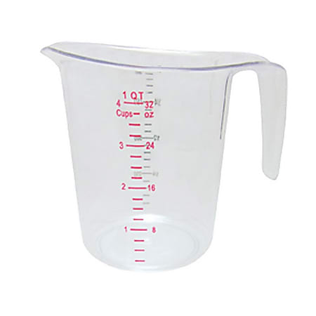 Winco Liquid Measuring Cup 1 Qt Clear - Office Depot