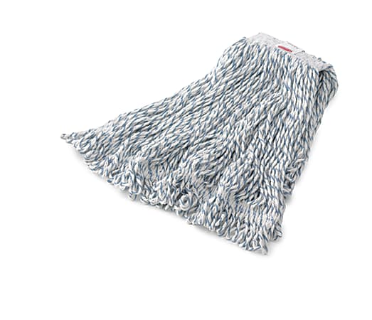 Rubbermaid® Web Foot Wet Mop, 1" Band, White