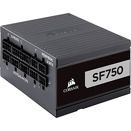 ægtemand Pick up blade sennep Corsair SF750 Power Supply Internal 120 V AC 230 V AC Input 3.3 V DC 20 A 5  V DC 20 A 12 V DC 62.5 A 12 V DC 300 mA