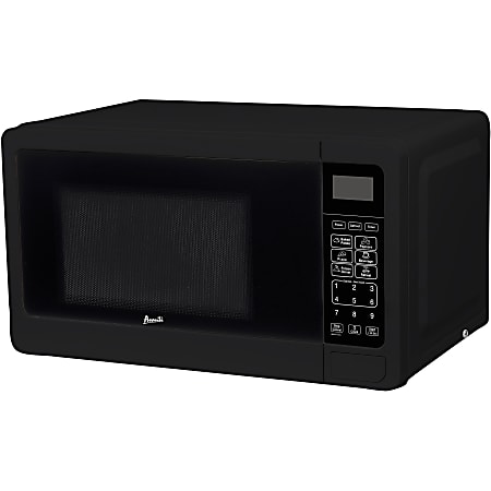 Avanti 0.7 Cu. Ft. 700W Microwave Oven Black Office Depot
