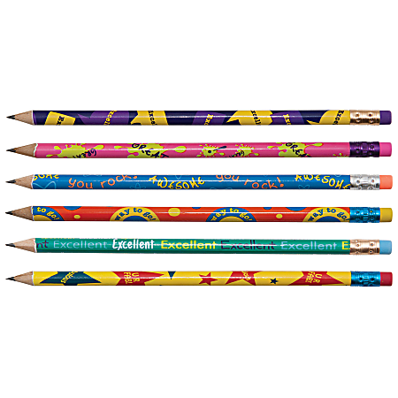 Office Depot® Brand Teacher Reward Pencils, #2, Assorted, Box Of 12