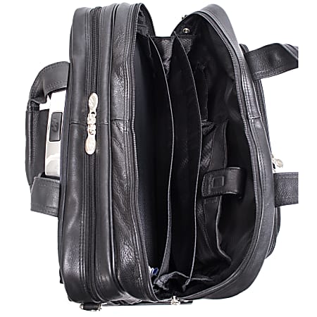 Mcklein detachable wheeled laptop case shop
