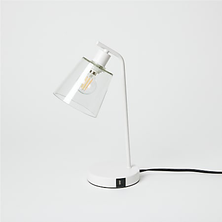 Dormify Ari Charging Desk Lamp, White