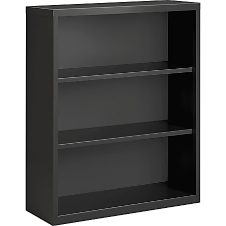 Lorell® Fortress Steel 42" Bookcase, Charcoal