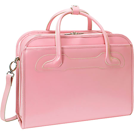 McKlein Willow Brook Leather Detachable Wheeled Briefcase