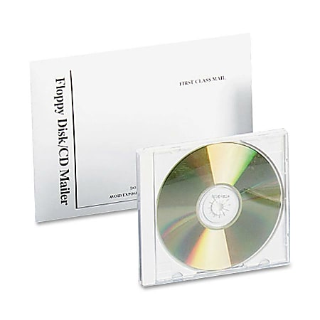 Quality Park Foam Lined Disk/CD Mailers, 6&quot; x