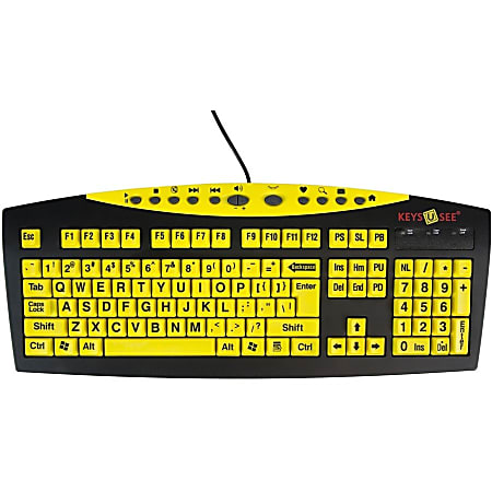AbleNet Keys-U-See Large print keyboards - Keyboard - USB