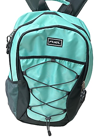 Fuel Rider Sport Bungee Backpack With 15.5” Laptop Compartment, Mint