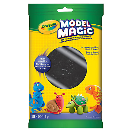 Model Magic Clay Modeling Material, 4 Oz, Black