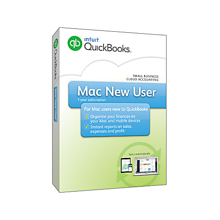 QuickBooks® 2016, For Apple® Mac® (New Users), Download Version