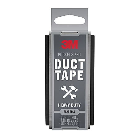 3M™ Heavy Duty Pocket Duct Tape, 1.88 in x 5 yd, 1 Tape Roll, Hand Tear, Bundle, Patch, Protect & Repair, Great Strength For Durability