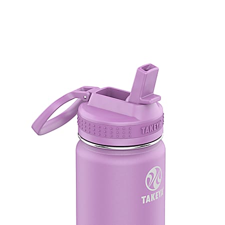 Takeya Actives Reusable Water Bottle With Straw 24 Oz Lilac - Office Depot