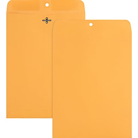 Nature Saver® Clasp Envelopes, #90, Kraft, Box Of 100, Yellow