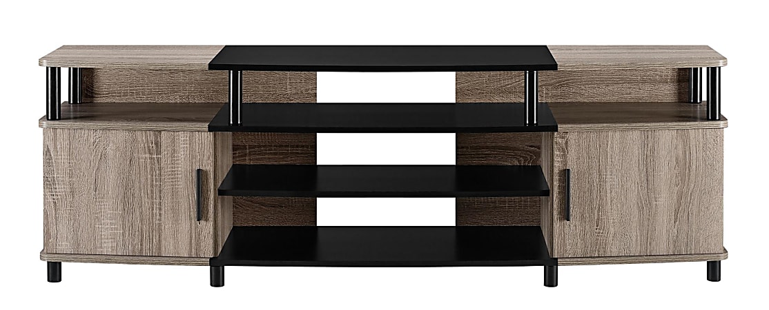Ameriwood Home Carson TV Stand For 70 Flat Screen TVs Sonoma