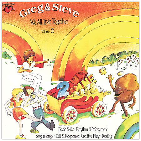 Creative Teaching Press® Greg & Steve, We All Live Together Volume 2 CD