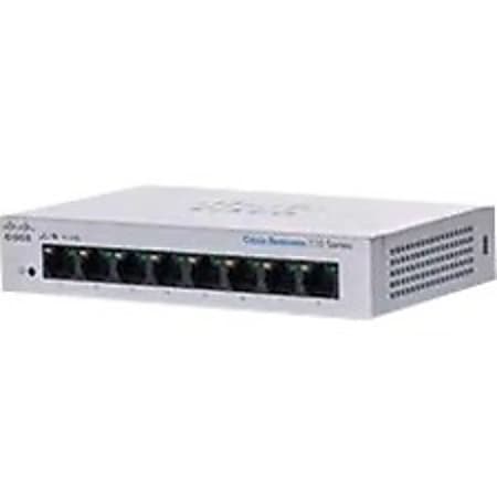 Cisco 110 CBS110-8T-D Ethernet Switch - 8 Ports - 2 Layer Supported - 4.13 W Power Consumption - Twisted Pair - CBS1108TDNA