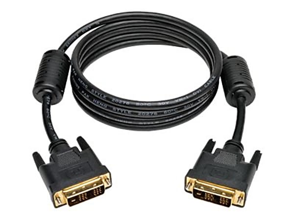 Eaton Tripp Lite Series DVI Single Link Cable, Digital TMDS Monitor Cable (DVI-D M/M), 50 ft. (15.24 m) - P561050