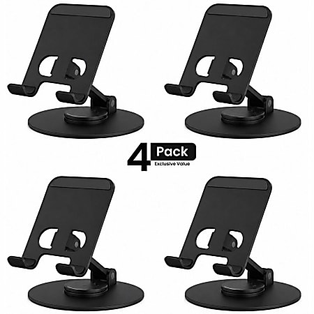 Uncaged Ergonomics Swivel Phone Stand, 4XSPSBLACK
