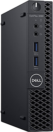 Dell™ Optiplex 3060-MICRO Refurbished Desktop PC, Intel® Core™ i7, 16GB Memory, 500GB Solid State Drive, Windows® 10 Pro