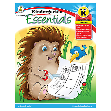 Carson-Dellosa Kindergarten Essentials Book, 8 1/2" x 11", Kindergarten