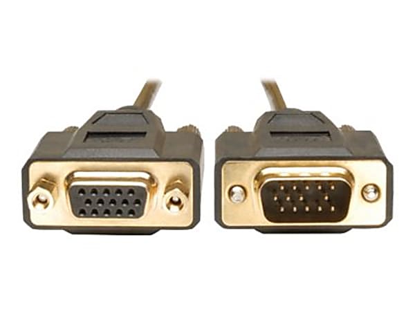 Eaton Tripp Lite Series VGA Monitor Extension Cable, 640x480 (HD15 M/F), 25 ft. (7.62 m) - VGA extension cable - P510025