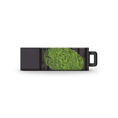 Centon Macbeth USB 2.0 Flash Drive, Pro2, 16GB, Busted Green, DSPTM16GB-BG
