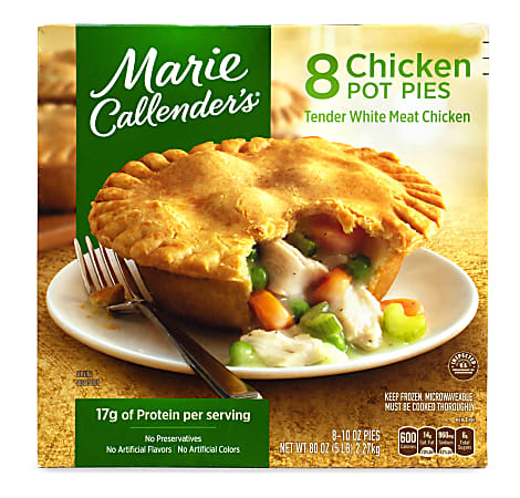 Marie Callender's Chicken Pot Pies, Box Of 8