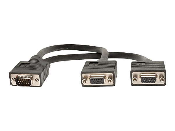 Tripp Lite 1ft VGA Monitor Y Splitter Cable