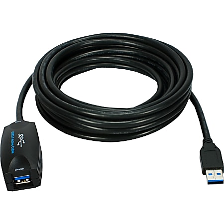 Cable Alargador USB Startech USB2AAEXT20M 20 m Negro