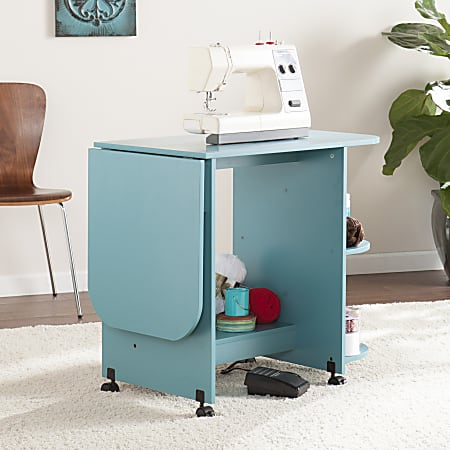 SEI Furniture Expandable Rolling Sewing TableCraft Station