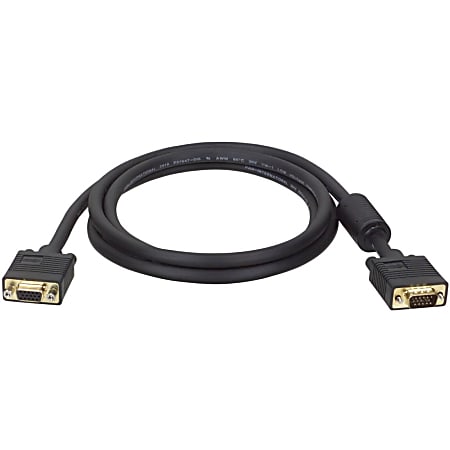 Eaton Tripp Lite Series VGA High-Resolution RGB Coaxial Cable (HD15 M/F)), 50 ft. (15.24 m) - VGA extension cable - P500050
