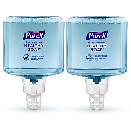 Purell® Brand High Performance HEALTHY SOAP Foam ES8 Refills, Fragrance Free, 40.6 Oz, Pack Of 2 Refills