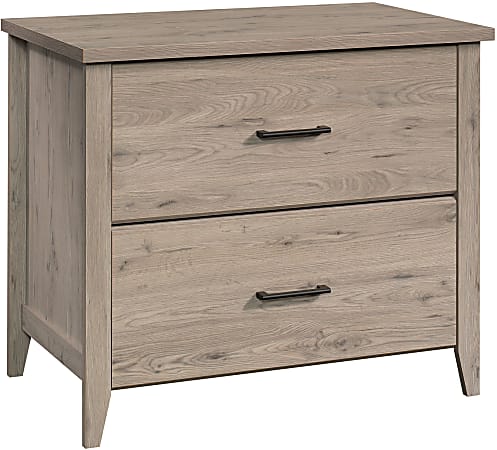 Sauder® Summit Station 34"W x 21"D Lateral 2-Drawer File Cabinet, Laurel Oak